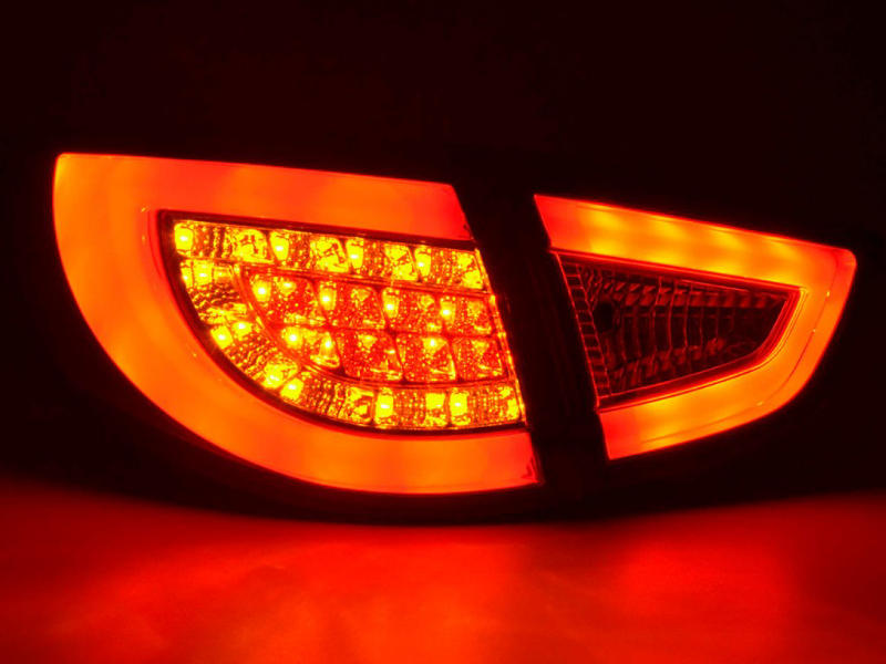 Achterlichten Hyundai IX35 09-13 LED Tube Rood/Smoke