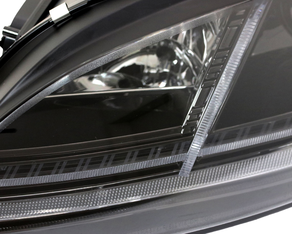 Koplampen Audi TT 8J 11-14 Dynamic LED Zwart Xenon AFS