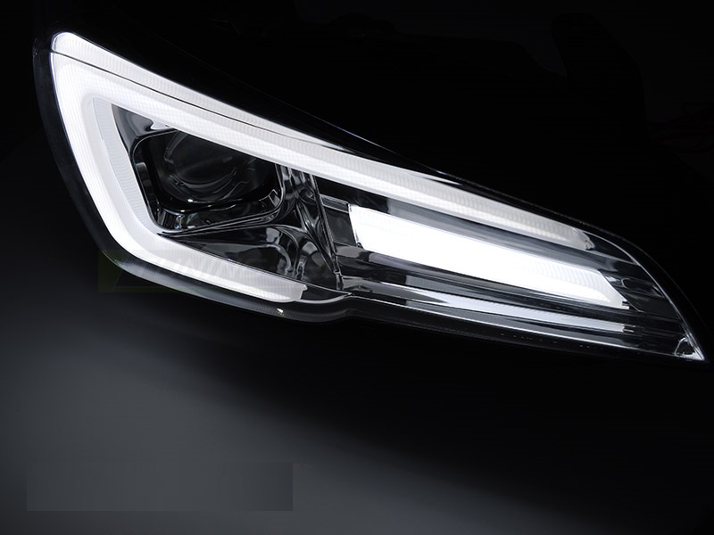 Koplampen Subaru Impreza WRX 14-22 Full LED Zwart